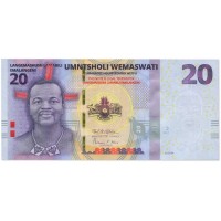 Эсватини (Свазиленд) 20 эмалангени 2024