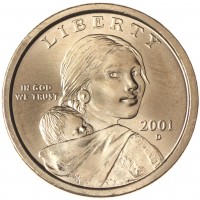 США 1 доллар 2001 Парящий орёл