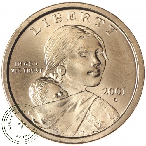 США 1 доллар 2001 Парящий орёл
