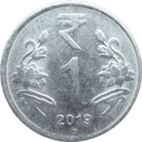 Монета Индия 1 рупия 2019