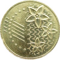 Монета Малайзия 20 сен 2017