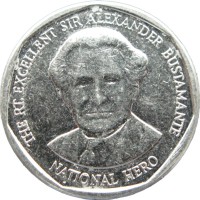 Монета Ямайка 1 доллар 2015