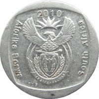 Монета ЮАР 1 ранд 2010