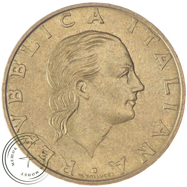 Италия 200 лир 1993