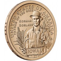 США 1 доллар 2026 Норман Борлоуг Айова
