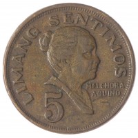 Филиппины 5 сентим 1974