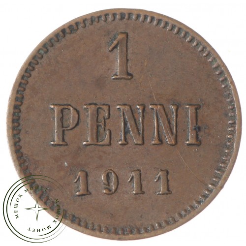 Финляндия 1 пенни 1911 — 67948021-3