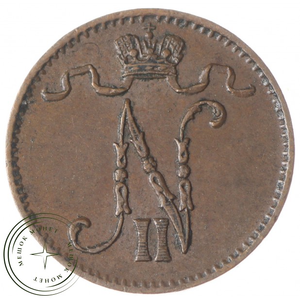 Финляндия 1 пенни 1911