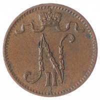 Монета Финляндия 1 пенни 1916