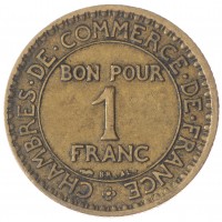 Франция 1 франк 1920