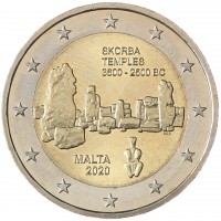 Монета Мальта 2 евро 2020 Та’ Скорба