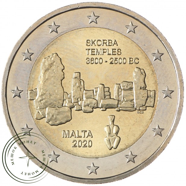Мальта 2 евро 2020 Та’ Скорба