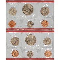 США годовой набор из 10 монет 1994 года с различными знаками монетного двора