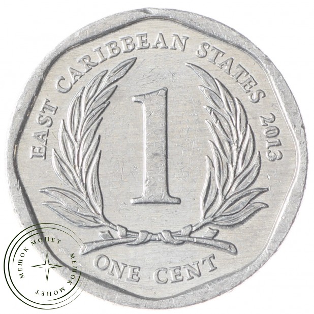 Карибы 1 цент 2013