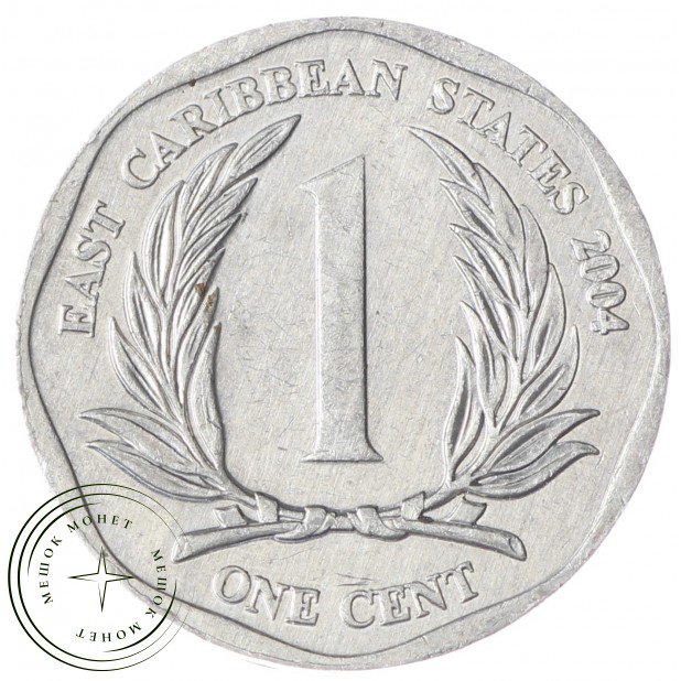 Карибы 1 цент 2004