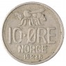 Норвегия 10 эре 1968