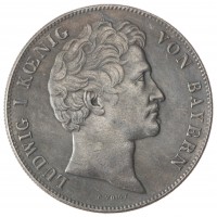 Копия Двойной талер 1840 Бавария Людвиг I памятник Дюреру