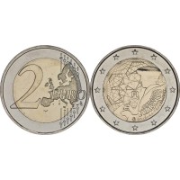 Монета Финляндия 2 евро 2022 Эразмус