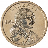 Монета США 1 доллар 2019 Индейцы в космической программе