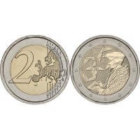 Монета Литва 2 евро 2022 Эразмус