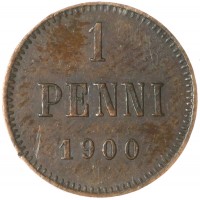 Монета 1 пенни 1900