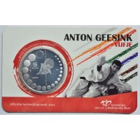 Монета Нидерланды 5 евро 2021 Антон Гесинк