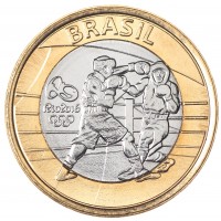 Бразилия 1 реал 2016 Олимпиада в Рио Бокс
