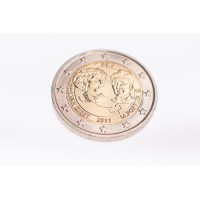 Монета Бельгия 2 евро 2011 100 лет международному женскому дню