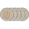 Германия 2 евро 2023 Карл Великий 5 монетных дворов (A; D; F; G; J)