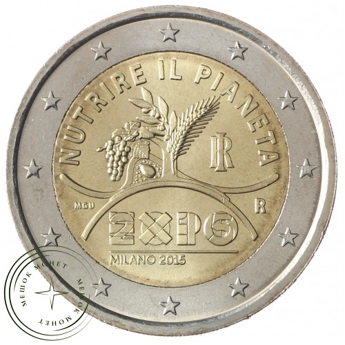 Италия 2 евро 2015 ЭКСПО-2015 в Милане