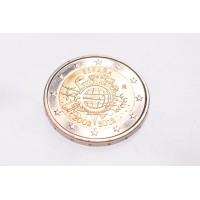 Монета Испания 2 евро 2012 10 лет наличному обращению евро