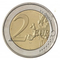 Греция 2 евро 2009 серия 10 лет Экономическому и валютному союзу