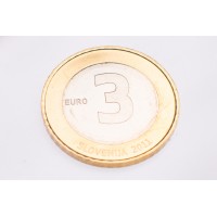 Монета Словения 3 евро 2011 20 лет независимости