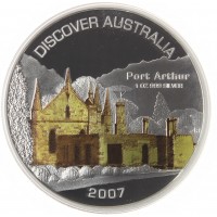 Монета Австралия 1 доллар 2007 Порт Артур