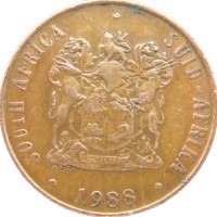 ЮАР 2 цента 1988