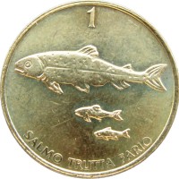 Монета Словения 1 толар 1999