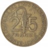 Западно-Африканский союз 25 франков 1982