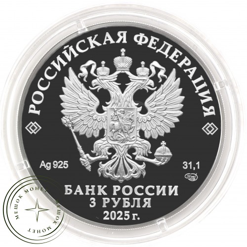 3 рубля 2025 Хоккей