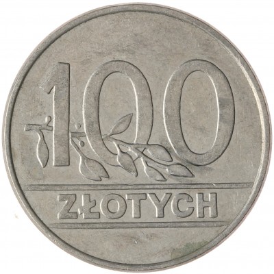 Польша 100 злотых 1990