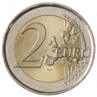 Монета Греция 2 евро 2007 Римский договор