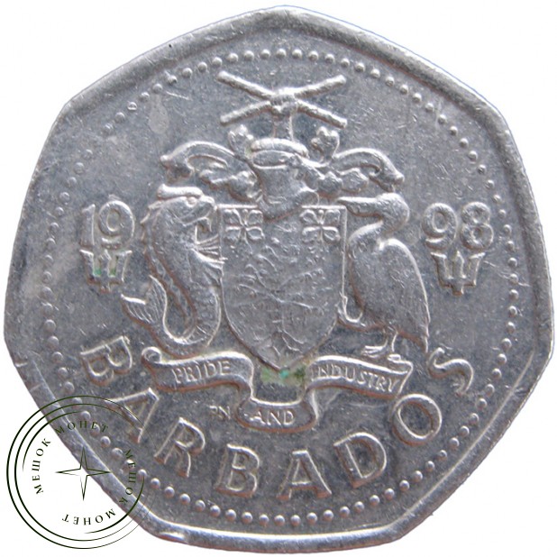 Барбадос 1 доллар 1998