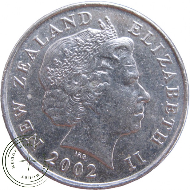 Новая Зеландия 10 центов 2002