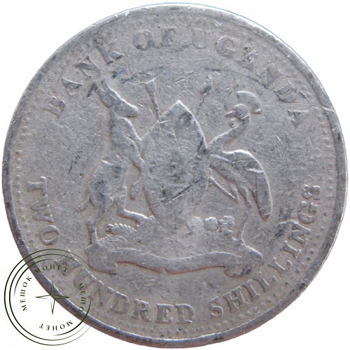 Уганда 200 шиллингов 1998 — 39143931-1