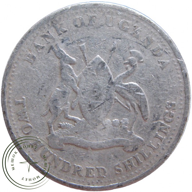 Уганда 200 шиллингов 1998