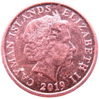 Каймановы острова 1 цент 2019