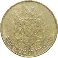 Монета Намибия 1 доллар 2002