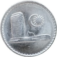 Монета Малайзия 10 сен 1976
