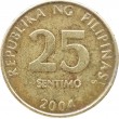 Филиппины 25 сентимо 2004