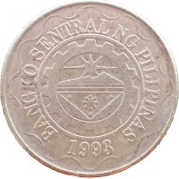 Монета Филиппины 5 песо 2013