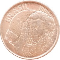 Монета Бразилия 10 сентаво 2021